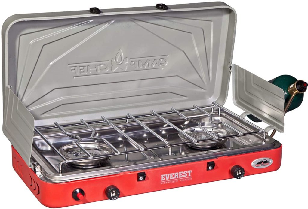 Red Camping Stove